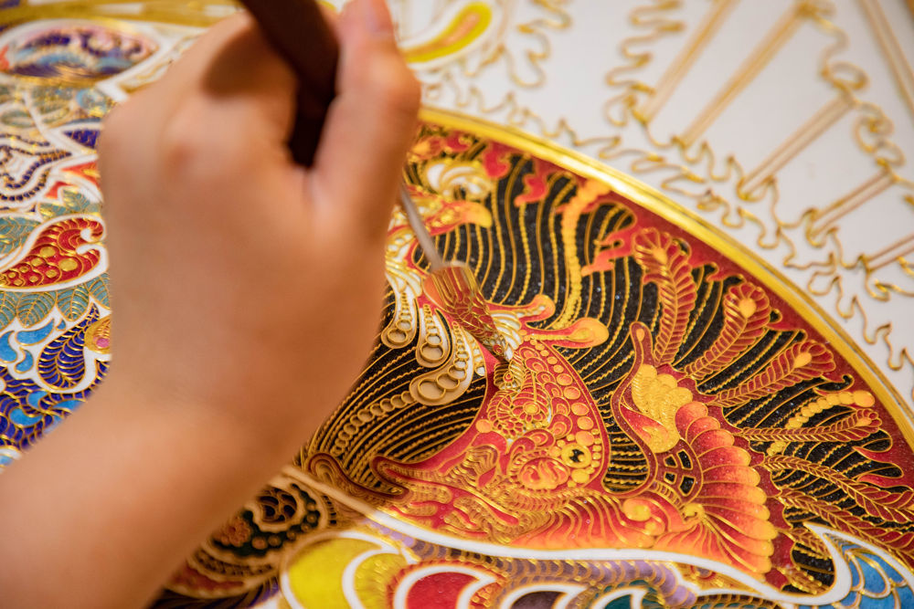 李海明“细节”创作瞬间 新华社记者 郎兵兵 摄