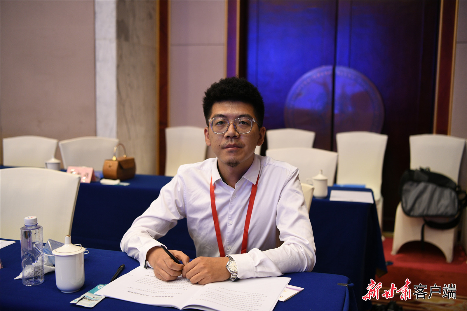 朱明乐参加陇商座谈会