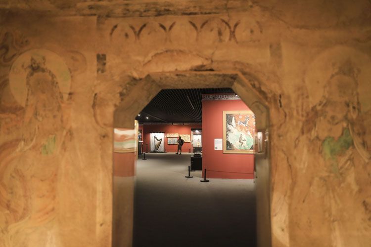 洞窟实景、等比彩塑、高保真壁画……“数字敦煌展”在京展三年