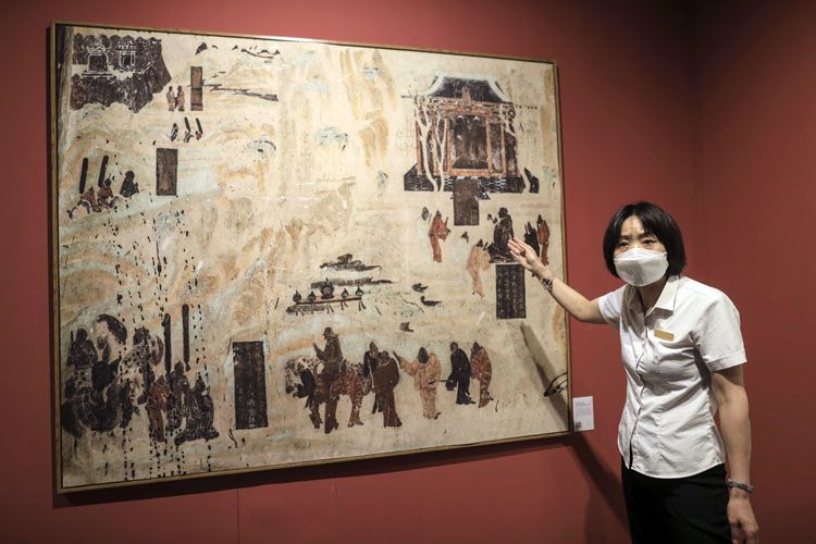 洞窟实景、等比彩塑、高保真壁画……“数字敦煌展”在京展三年