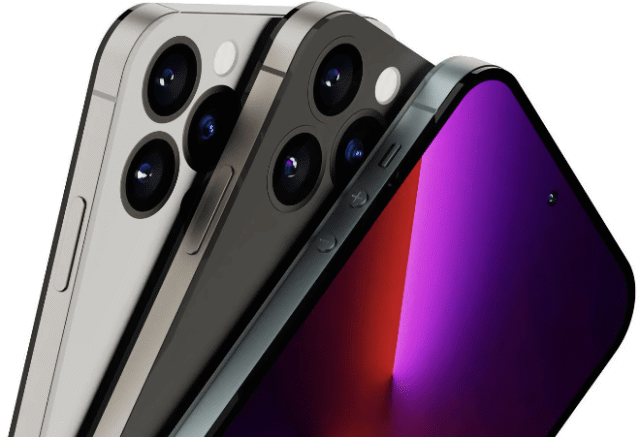 苹果的 iPhone 14 Pro 设计根据多次泄漏(图片来源:CONCEPTSIPHONE)