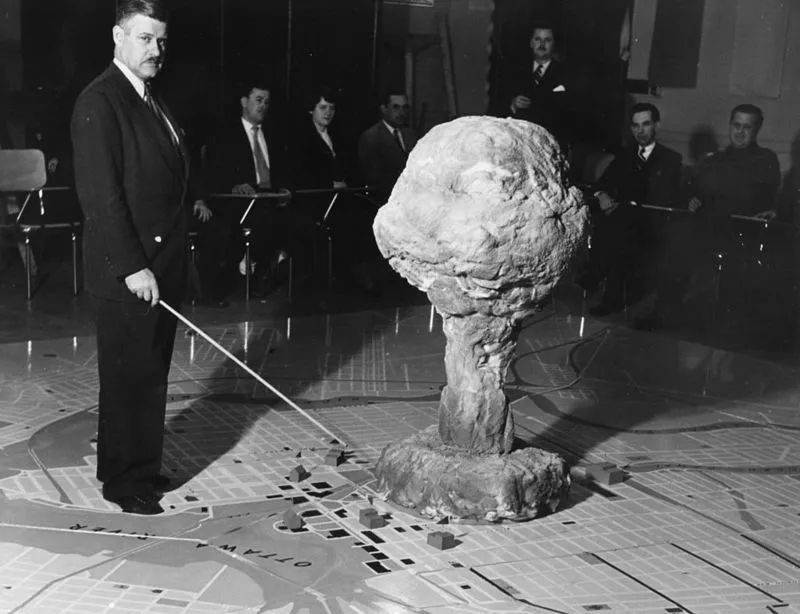 冷战时期评估核爆炸威力的演示模型
