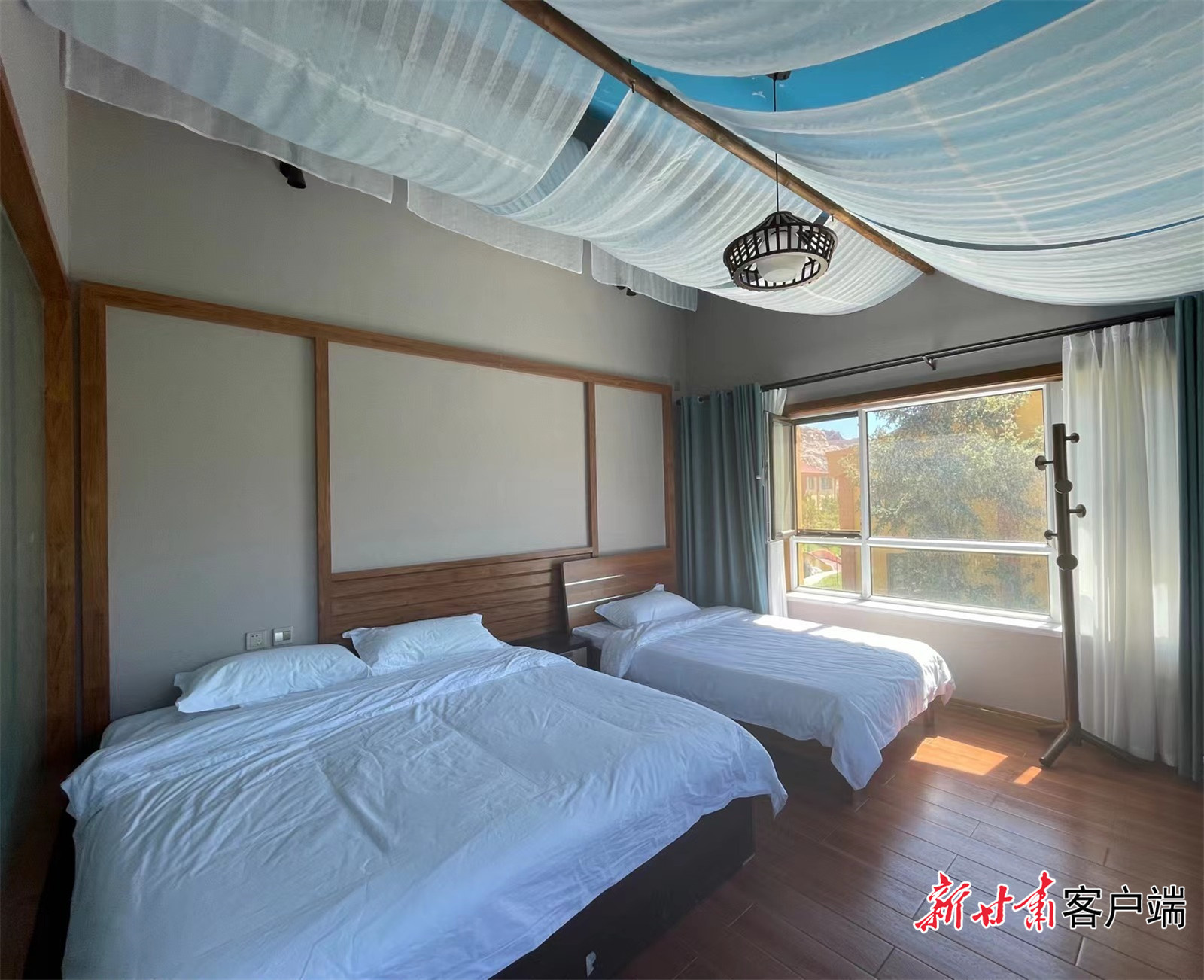 民宿客房 新甘肃&middot;甘肃日报记者 李永萍 摄