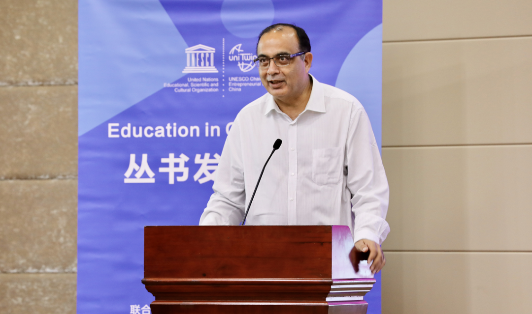 联合国教科文组织驻华代表处主任夏泽翰致贺辞