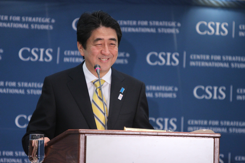 2013年，安倍晋三在华盛顿发表演讲《日本归来》时，使用了“印太”这一概念