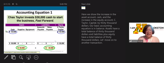 Grace Menze女士做讲座