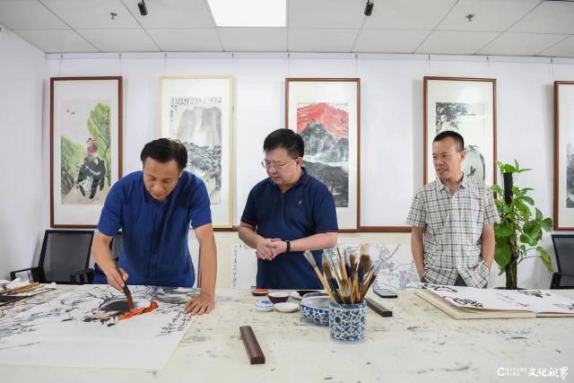 书画同源 相辅相成——著名画家张辉、著名书法家邹方臣走进文化视界