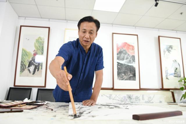 书画同源 相辅相成——著名画家张辉、著名书法家邹方臣走进文化视界