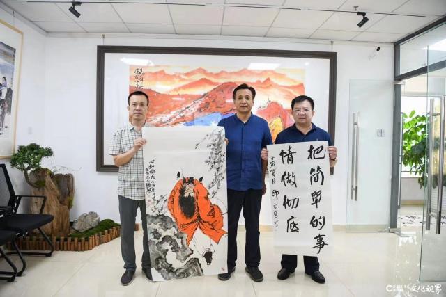 书画同源 相辅相成——著名画家张辉、著名书法家邹方臣走进文化视界