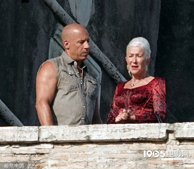 范&middot;迪塞尔和海伦&middot;米伦现身片场