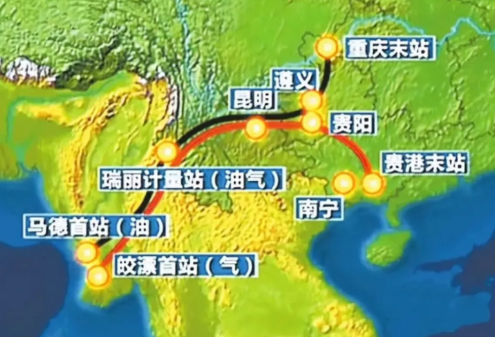 2017年,中缅油气管道建成,对保障我国能源安全有重大意义
