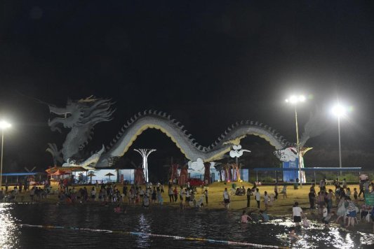 巨野青龙山度假区：景区晚上免费开放 赏景纳凉心情舒畅