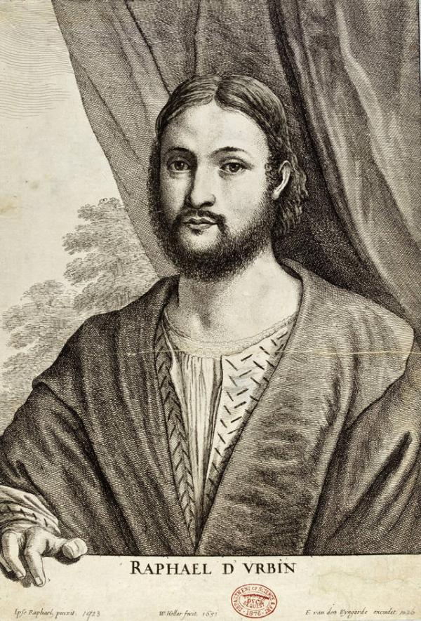 拉斐尔自画像  &copy; Victoria and Albert Museum, London