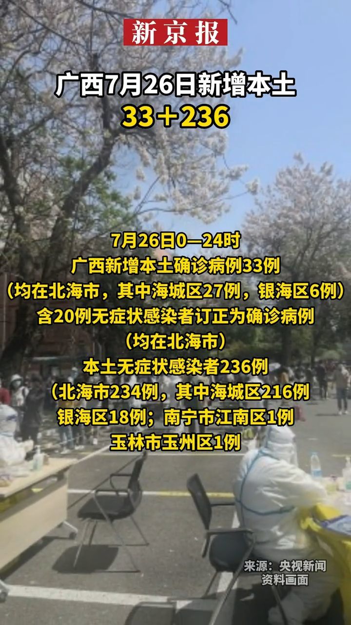 广西7月26日新增本土33＋236 凤凰网视频 凤凰网