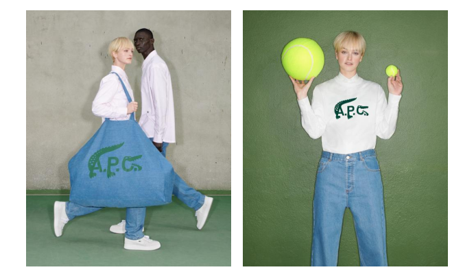 当经典法鳄遇上极简主义 再掀Terrace时髦新潮流 LACOSTE 携手 A.P.C. 推出全新联名合作系列