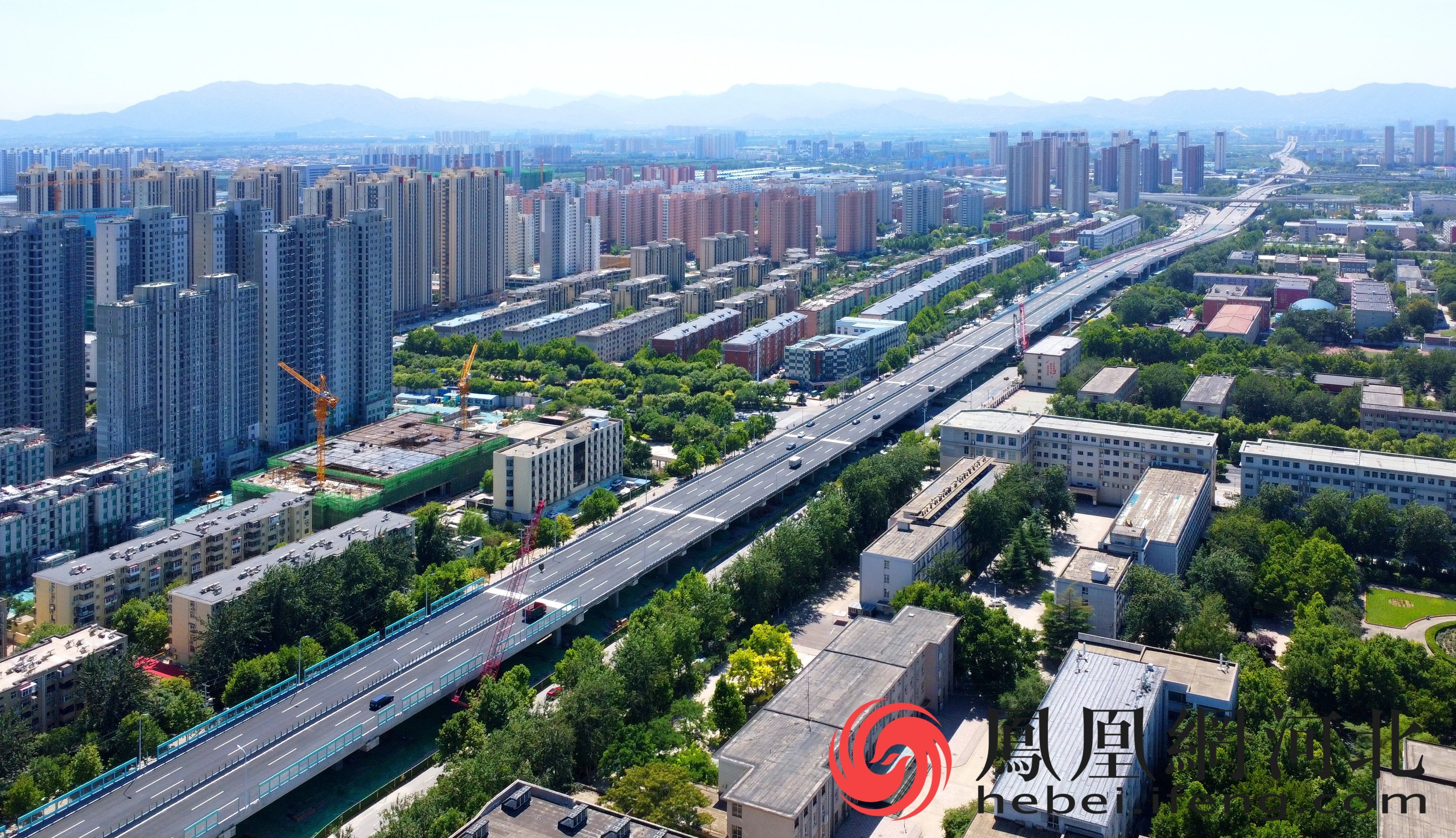 石家庄市南二环高架桥提升工程竣工通车