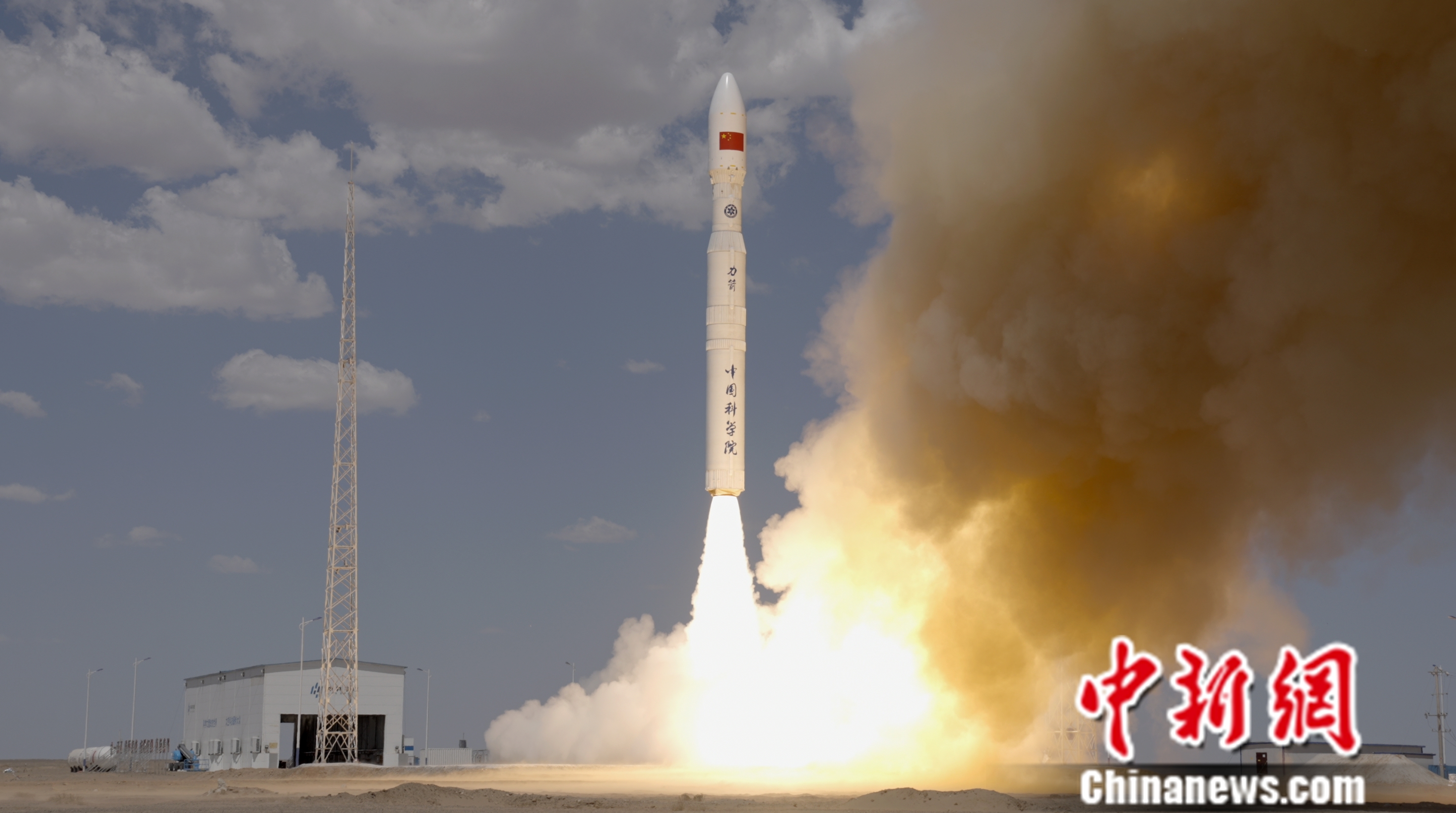 “力箭一号”以一箭六星方式成功发射升空。　中国科学院 供图