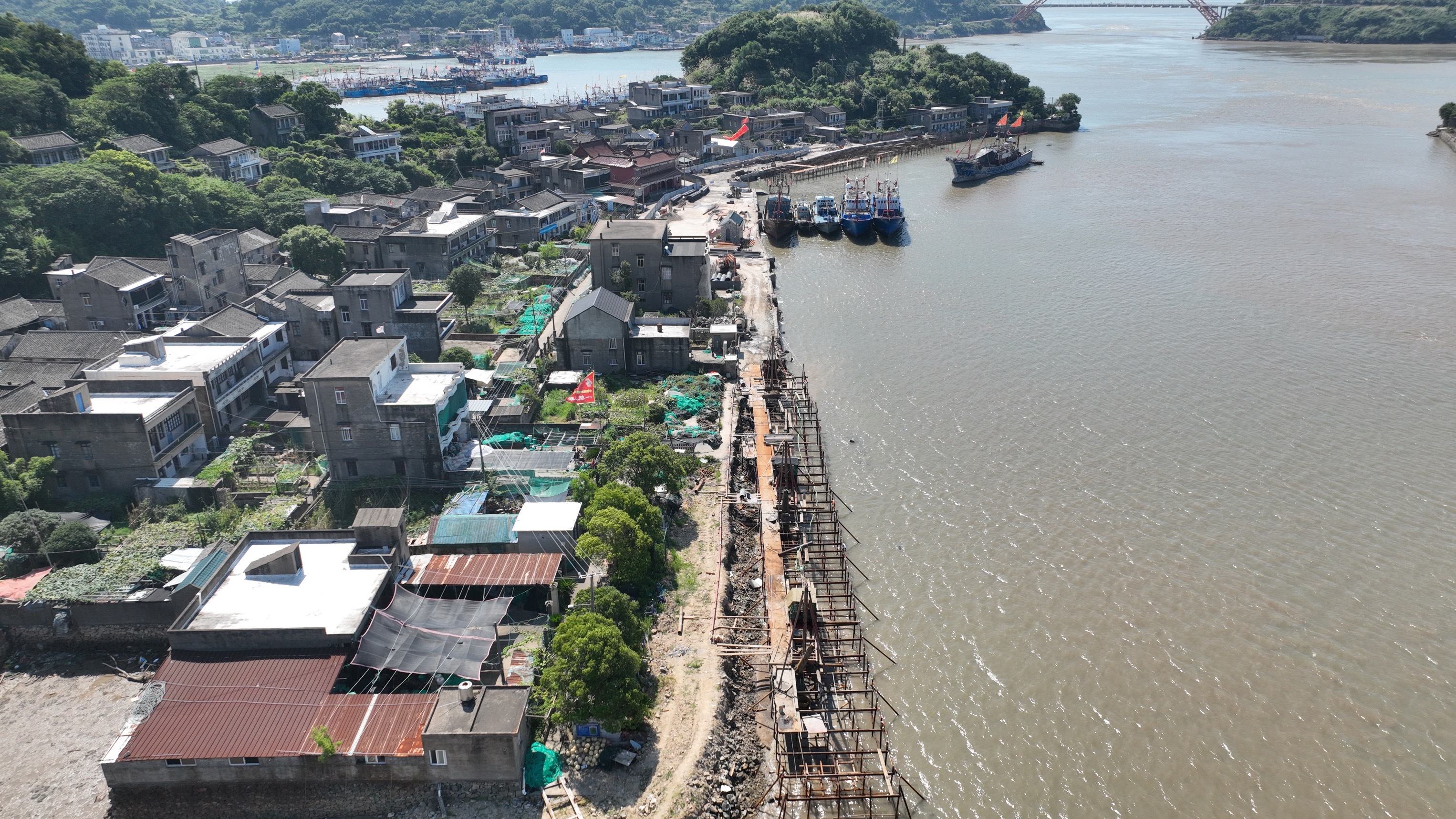 象山石浦渔港铜钱礁提升改造工程紧锣密鼓进行中