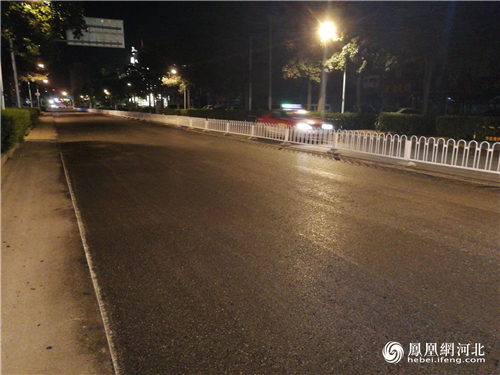 保定市区李庄街快车道铣刨补强完工