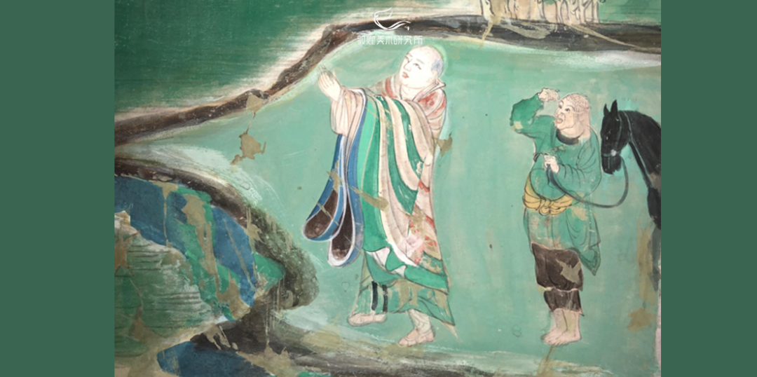 敦煌美术研究所馆藏作品&middot;玄奘取经（局部）