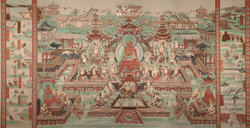 敦煌美术研究所馆藏作品·观无量寿经变