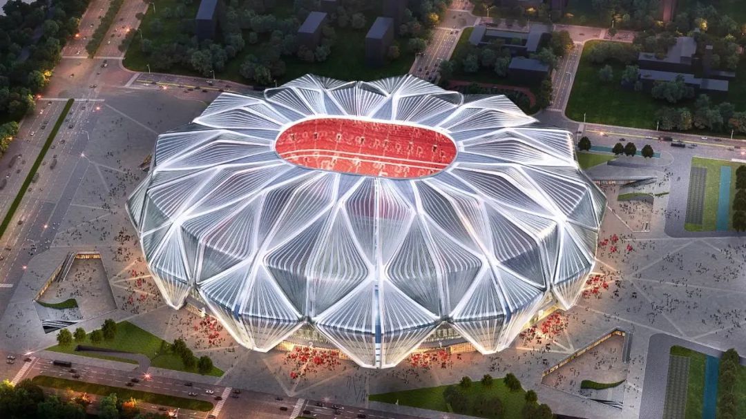▲广州恒大足球场设计方案，图源：广州恒大足球俱乐部