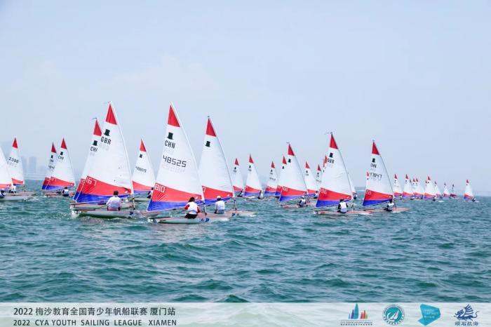 比赛现场。中国帆船帆板运动协会供图