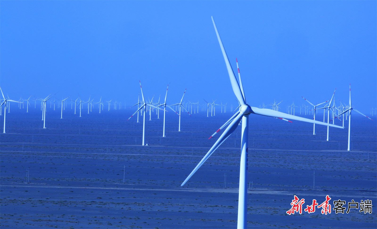 甘肃电投集团位于河西的风电场