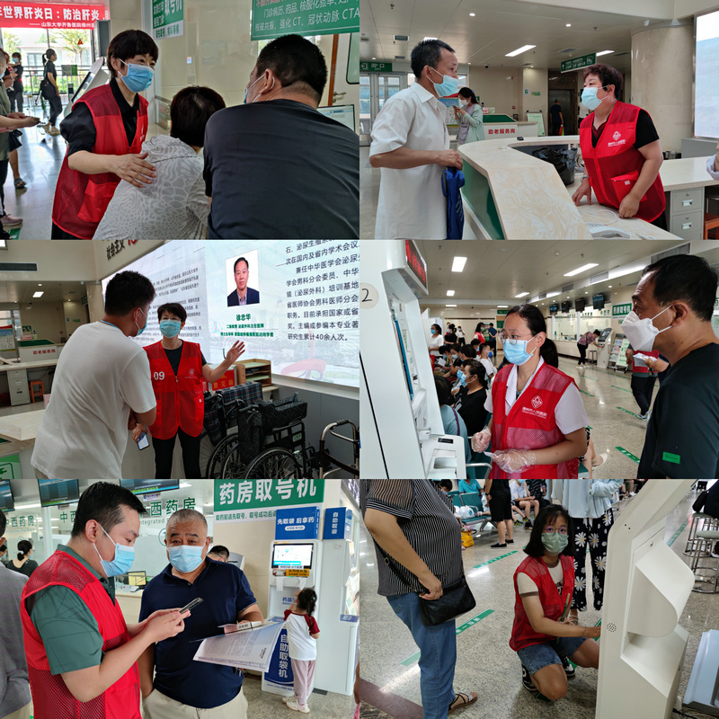 山东大学齐鲁医院德州医院党委书记王晓东参加行政第一党支部主题党日活动并巡视创城工作