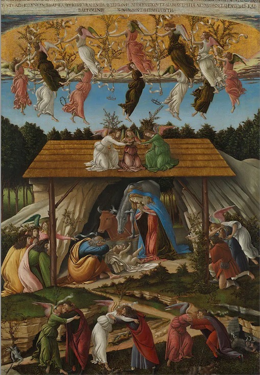 波提切利，《神秘的基督诞生》，1500年，英国国家美术馆藏
