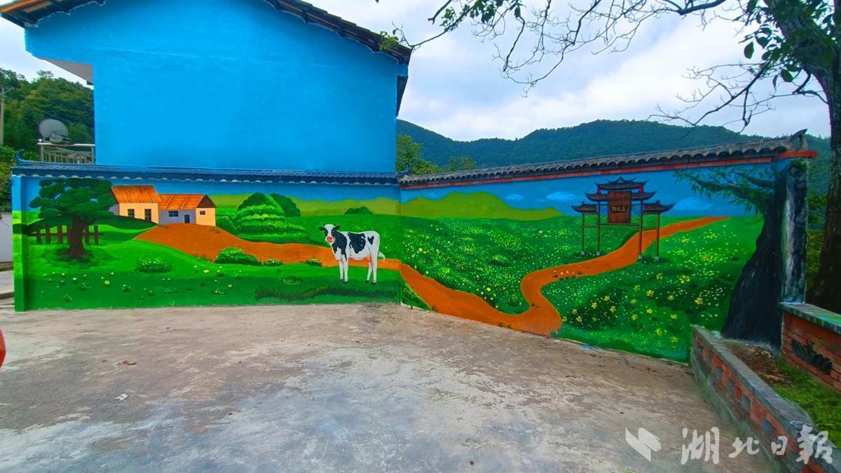 用创意"添彩"乡村振兴凤凰网湖北 - 乡村振兴墙画手绘 - 实验室设备网