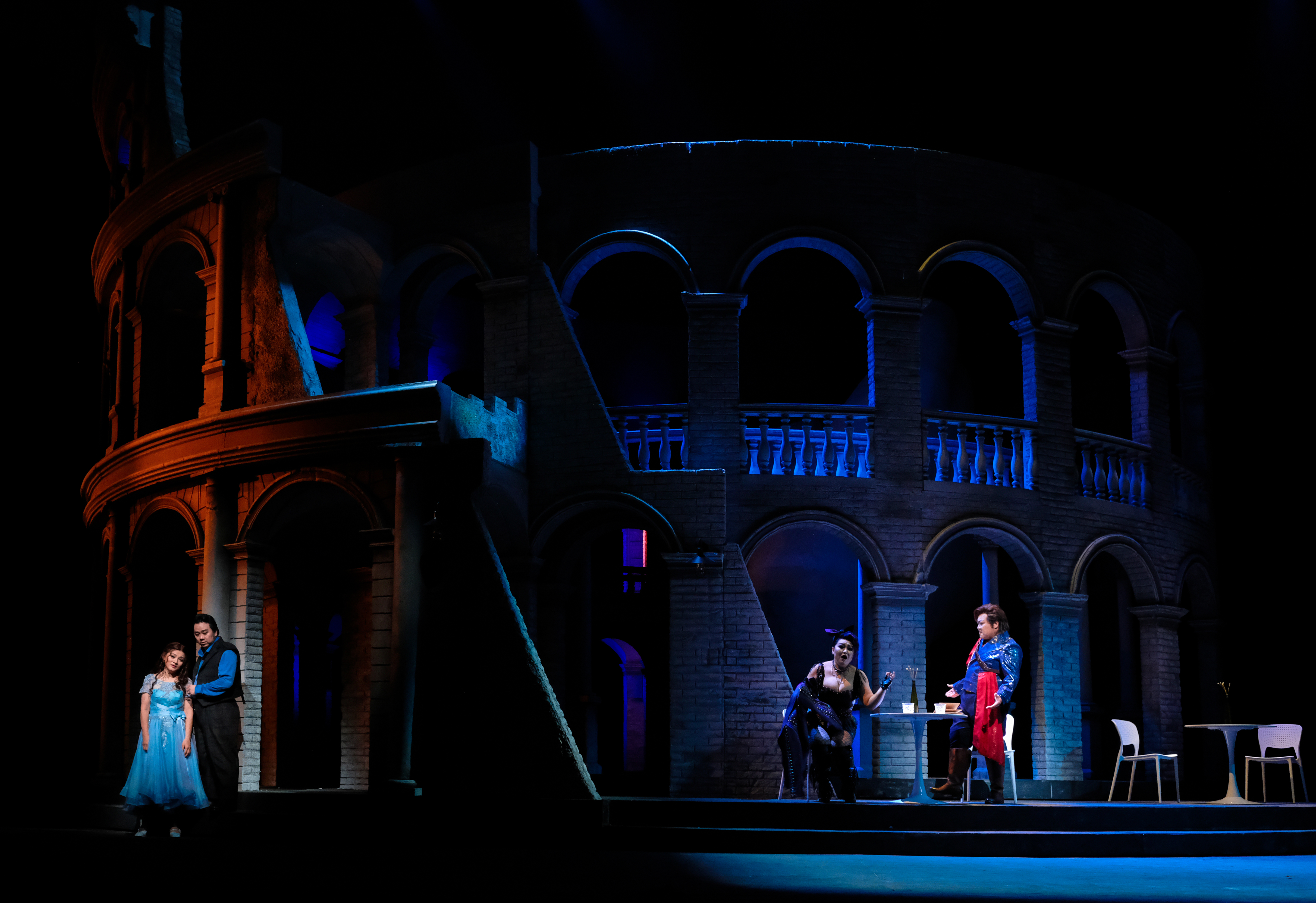 《利哥莱托》演出图。 摄影：王洁琳