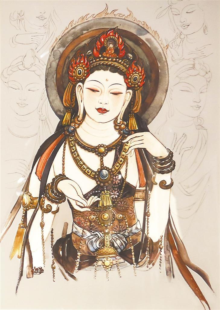 “云衣霓裳:敦煌唐代服饰文化暨创新设计展”展品 张晓亮