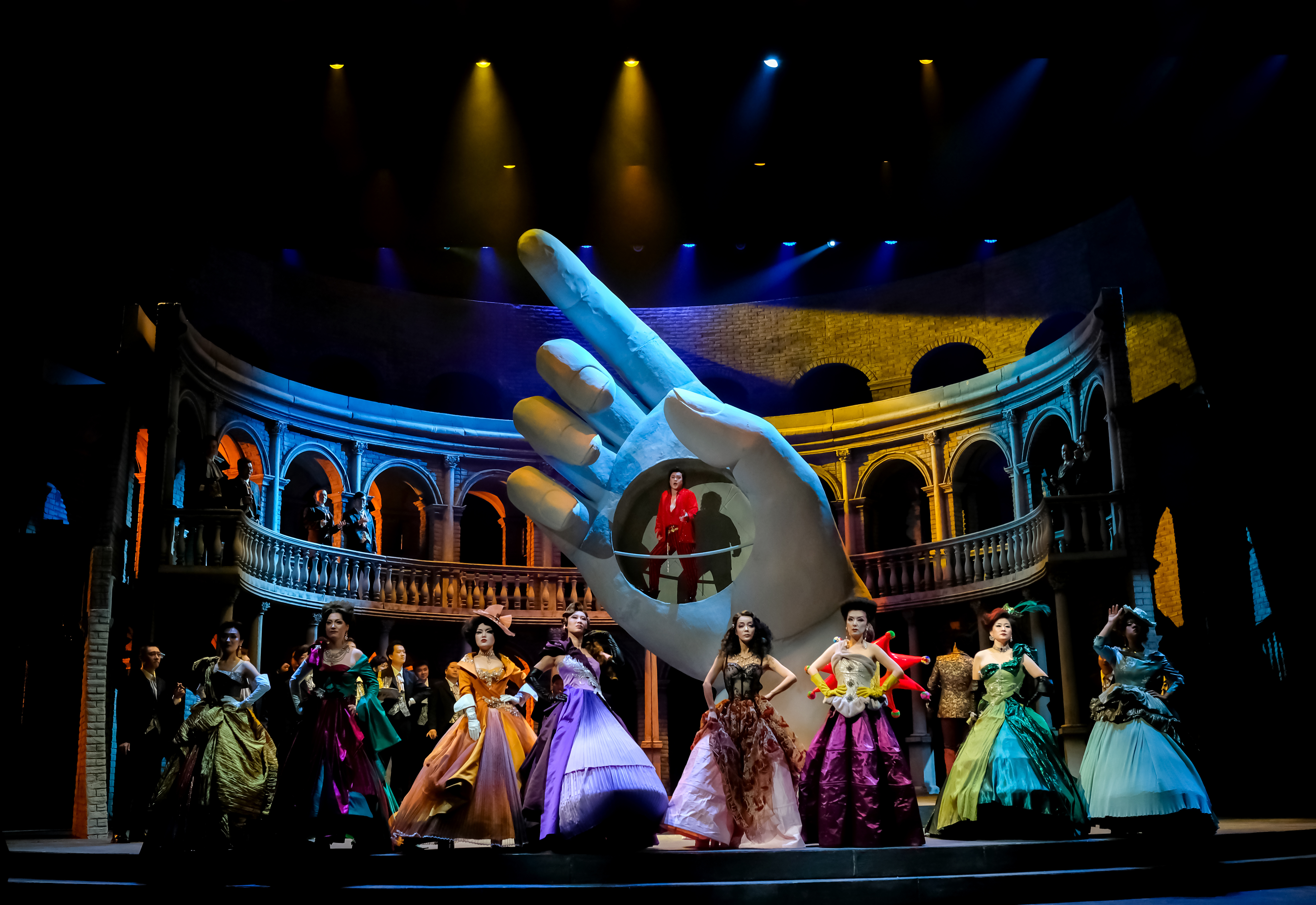 《利哥莱托》演出图。 摄影：王洁琳