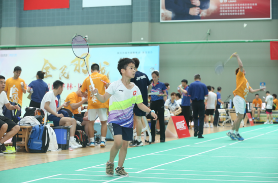 参赛小选手在比赛中