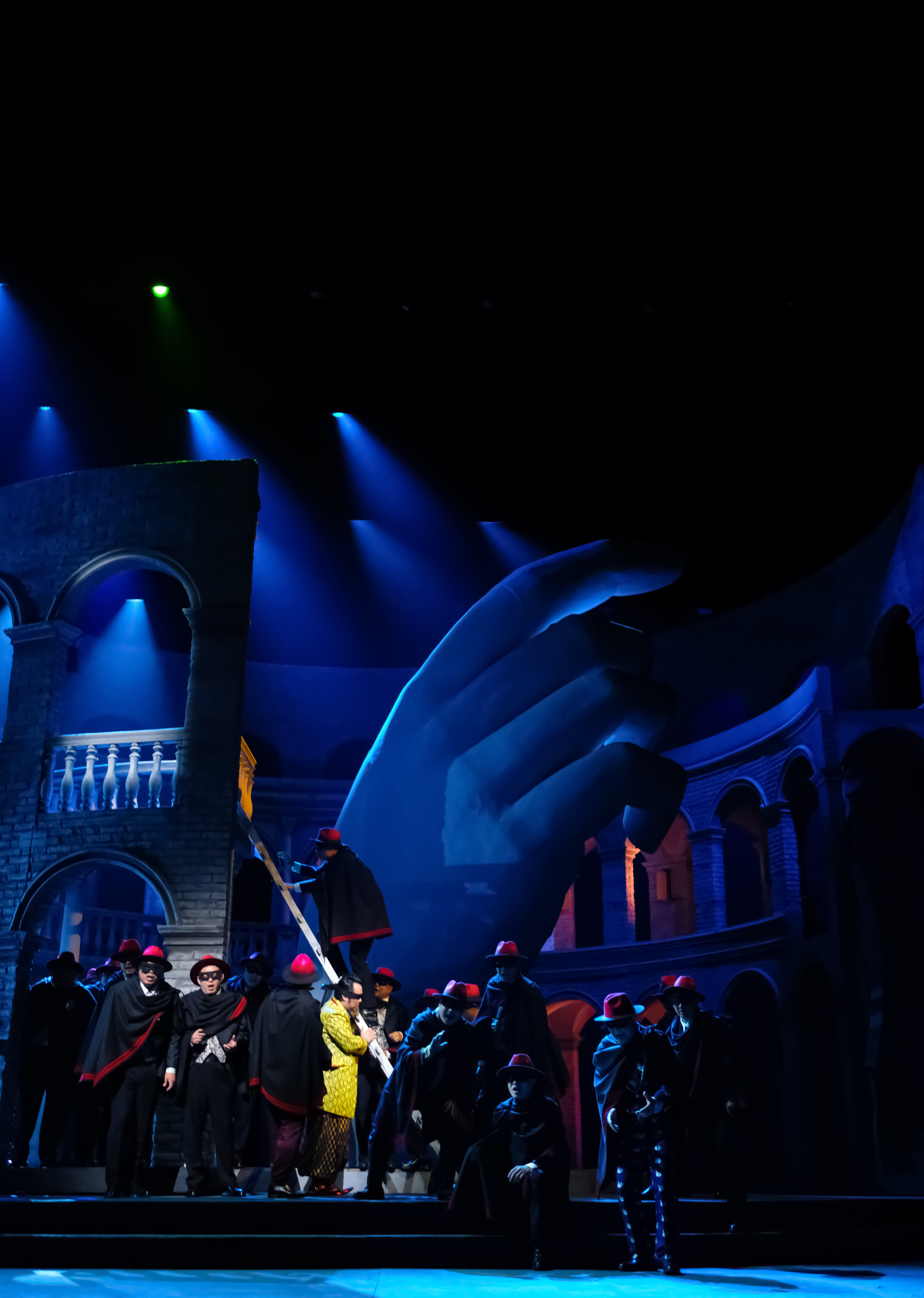 《利哥莱托》演出图。 摄影：王洁琳