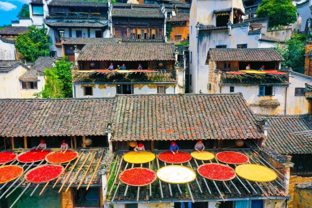 8月7日的篁岭景区