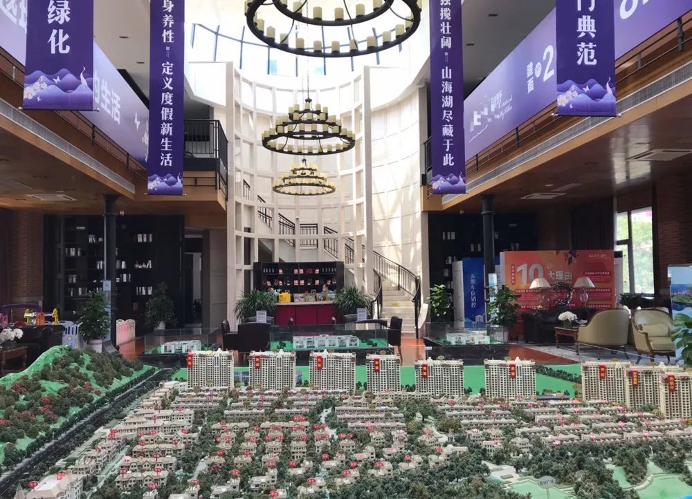 售楼处没有来访人员 | 每经记者 王佳飞 摄