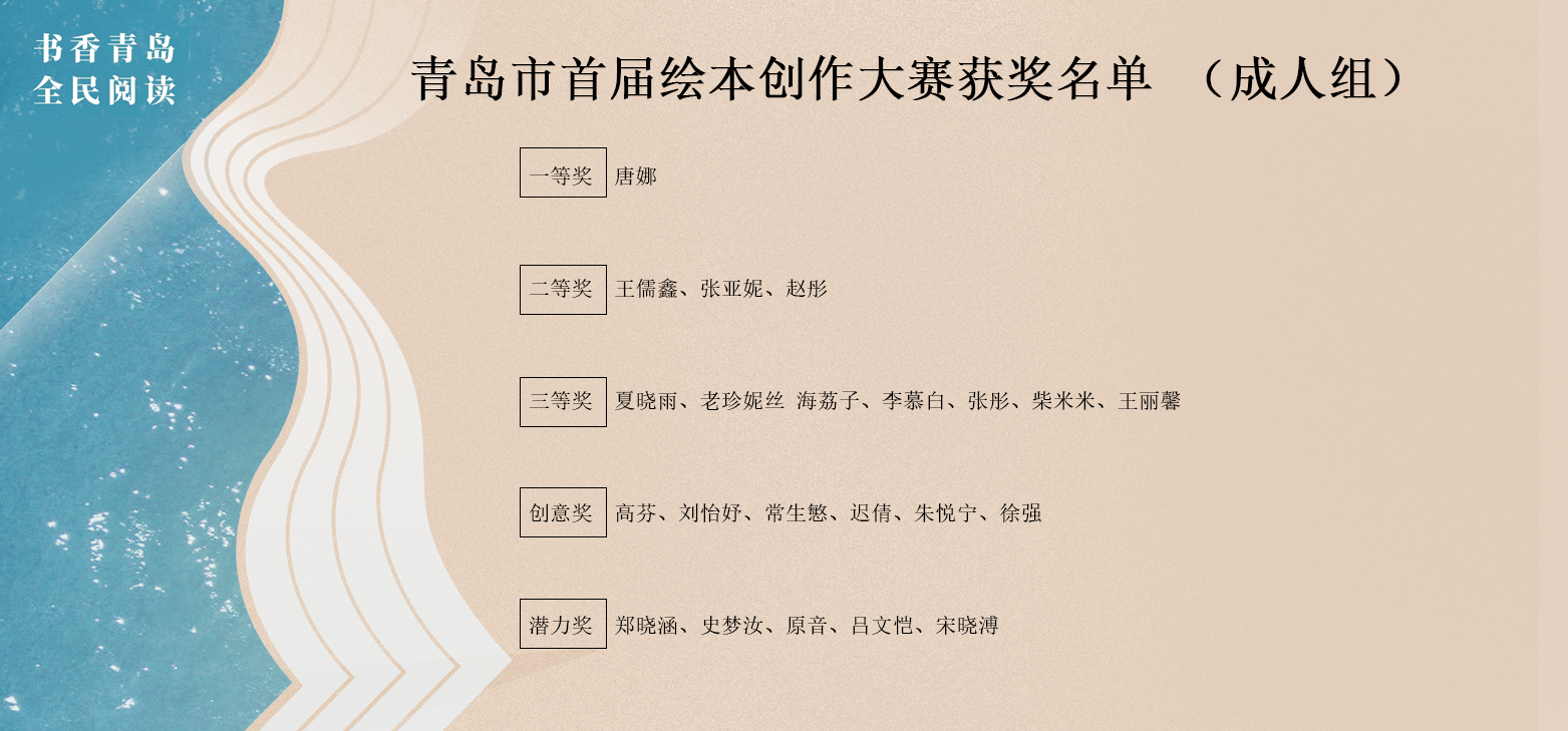 青岛市首届绘本创作大赛获奖名单来啦！