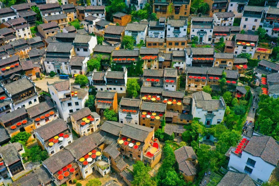 8月7日的篁岭景区