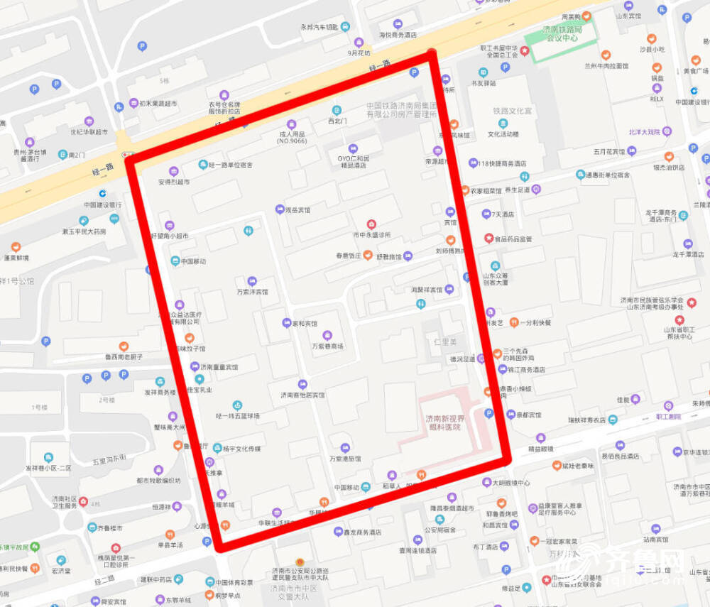 万紫巷城市更新项目范围示意图（市中区片）