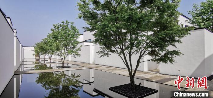 安徽休宁田居艺术公社外景。　休宁县委宣传部供图