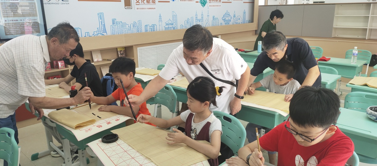 传承中华优秀文化 市北区登州路街道暑期开设公益课堂