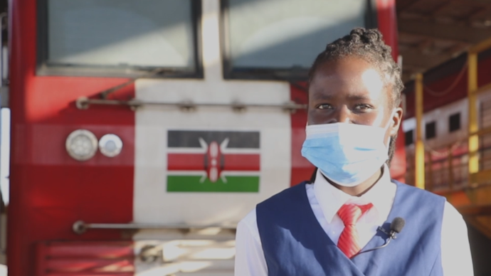 两个“第一”！肯尼亚首条“中国造”铁路上的首位女火车司机分享中国援建项目助力青年就业