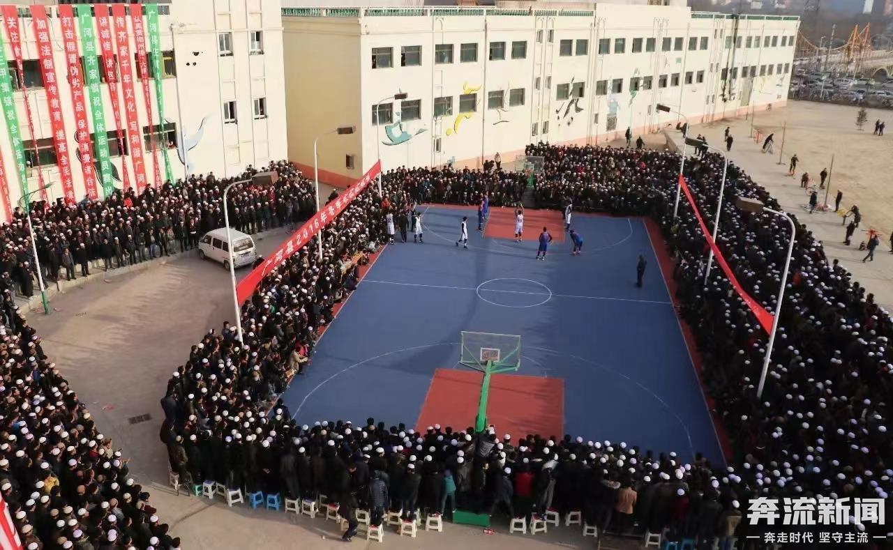 赵立坚姚明强推的"村BA"甘肃也有 火爆场面不输贵州