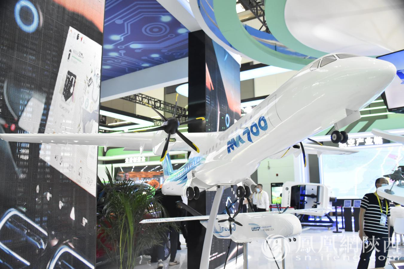 富阎产业合作园展区展品—新舟700飞机(MA700)