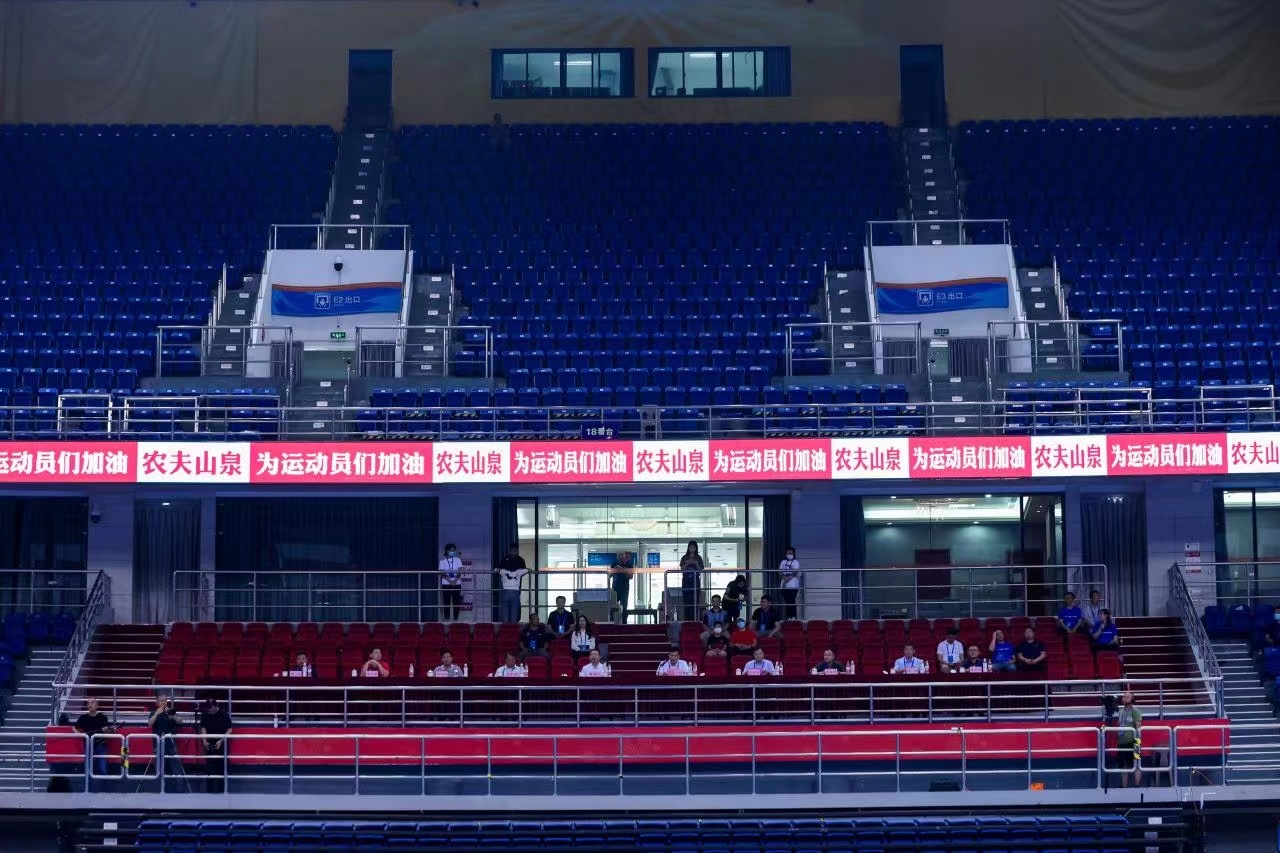 2022年全国蹦床锦标赛在青岛国信体育馆开幕！