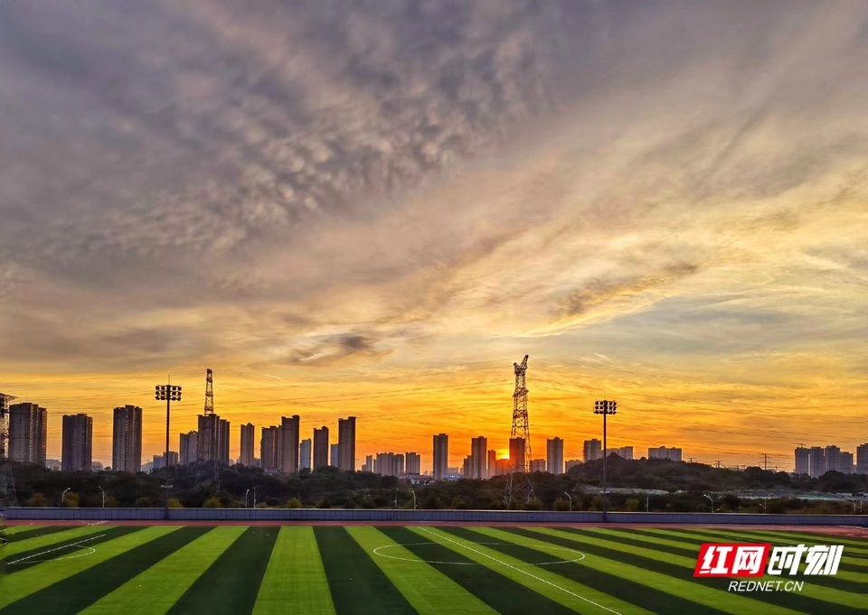 湖南高温晴热天气. (湖南省气象局供图)