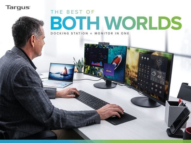 仅需一根电源线 国外厂商Targus 推出双显示器办公方案 第1张-心情说说 仅需一根电源线 国外厂商Targus 推出双显示器办公方案 第1张