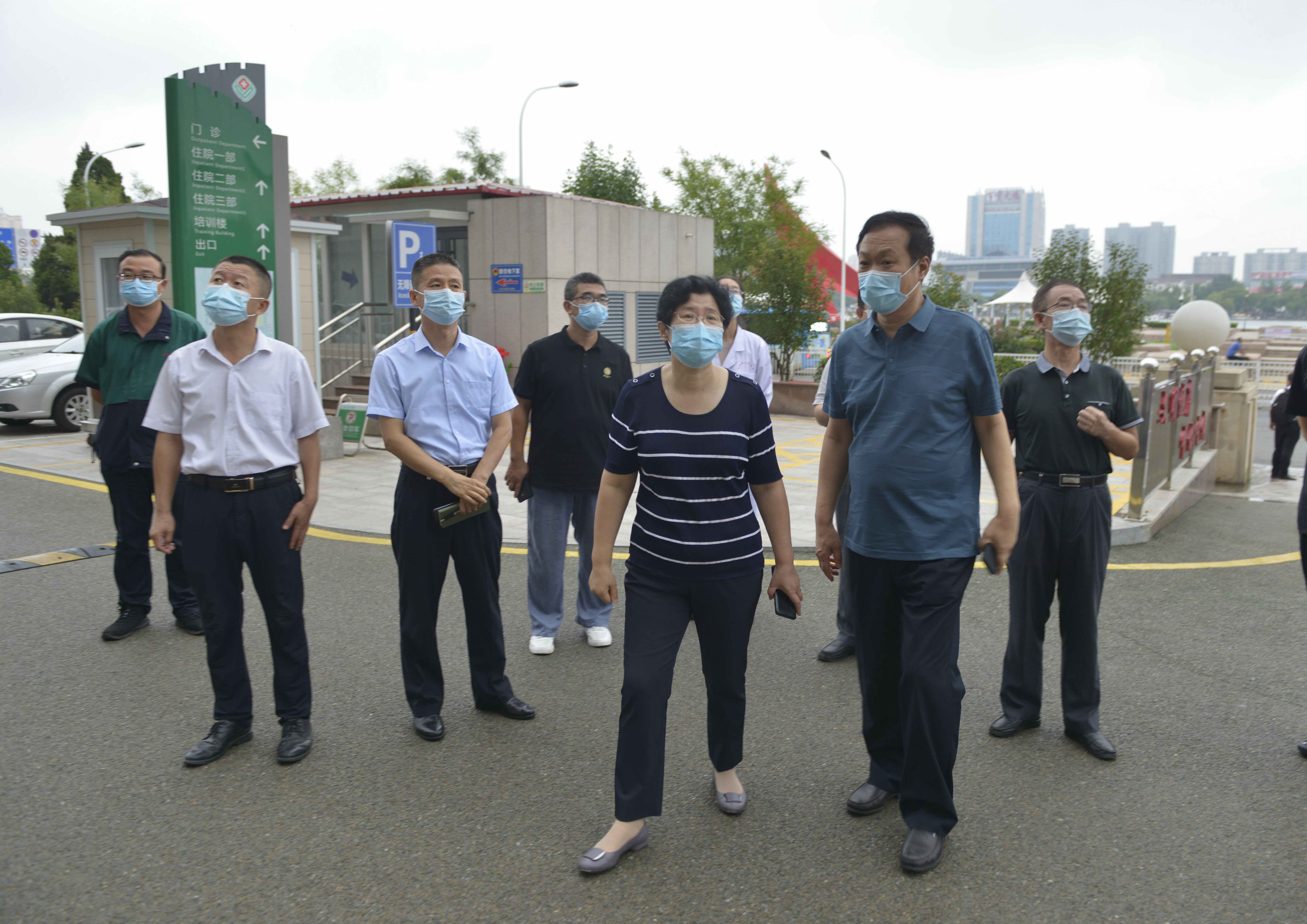 张志芳一行到山东大学齐鲁医院德州医院督导检查创城工作